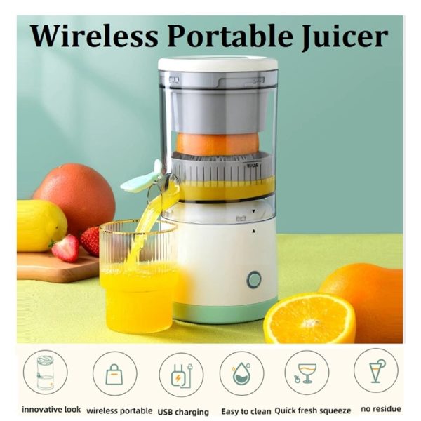 Portable Electric Citrus Juicer Hands-free Rechargeable